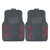 University of Arkansas - Arkansas Razorbacks 2-pc Deluxe Car Mat Set Razorback Primary Logo Black