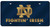 Notre Dame Fighting Irish License Plate Laser Cut Navy