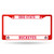 Ohio State Buckeyes License Plate Frame Metal Red
