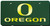 Oregon Ducks License Plate Laser Cut Green