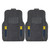 University of Michigan - Michigan Wolverines 2-pc Deluxe Car Mat Set "Block M" Logo & "Michigan" Wordmark Black