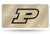 Purdue Boilermakers License Plate Laser Cut Gold