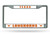 Texas Longhorns License Plate Frame Chrome