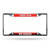 Texas Tech Red Raiders License Plate Frame Chrome EZ View