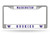 Washington Huskies License Plate Frame Chrome