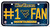 West Virginia Mountaineers License Plate - #1 Fan