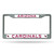 Arizona Cardinals License Plate Frame Chrome