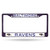 Baltimore Ravens License Plate Frame Metal Purple