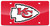 Kansas City Chiefs License Plate Laser Cut Red