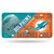 Miami Dolphins License Plate Metal