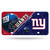 New York Giants License Plate Metal