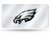 Philadelphia Eagles License Plate Laser Cut Silver