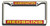 Washington Redskins License Plate Frame Laser Cut Chrome