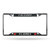 Calgary Flames License Plate Frame Chrome EZ View