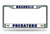 Nashville Predators License Plate Frame Chrome