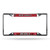 New Jersey Devils License Plate Frame Chrome EZ View