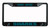 San Jose Sharks License Plate Frame Chrome Black