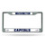 Washington Capitals License Plate Frame Chrome