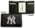 New York Yankees Wallet Trifold Leather Embroidered