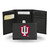 Indiana Hoosiers Wallet Trifold Leather Embroidered