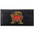 Maryland Terrapins Checkbook Cover Embroidered Leather