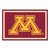 University of Minnesota - Minnesota Golden Gophers 5x8 Rug Block M Primary Logo Maroon