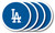 Los Angeles Dodgers Coaster Set - 4 Pack