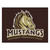 Southwest Minnesota State University - Southwest Minnesota State Mustangs All-Star Mat "Mustang" Logo & Wordmark Black