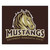 Southwest Minnesota State University - Southwest Minnesota State Mustangs Tailgater Mat "Mustang" Logo & Wordmark Black