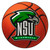 Northeastern State University - Northeastern State Riverhawks Basketball Mat "NSU & River Hawk" Logo Orange