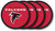 Atlanta Falcons Coaster 4 Pack Set