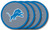 Detroit Lions Coaster 4 Pack Set