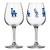 Los Angeles Dodgers Glass 12oz Wine Game Day