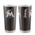 Miami Marlins Travel Tumbler 20oz Ultra Orange