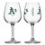 Oakland Athletics Glass 12oz Wine Game Day