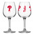 Philadelphia Phillies Glass 12oz Wine Game Day