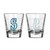 Seattle Mariners Shot Glass - 2 Pack Satin Etch