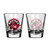 Toronto Raptors Shot Glass - 2 Pack Satin Etch