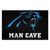 Carolina Panthers Man Cave Starter Panther Primary Logo Black