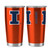 Illinois Fighting Illini Travel Tumbler 20oz Ultra Navy