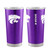 Kansas State Wildcats Travel Tumbler 20oz Ultra Purple