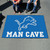 Detroit Lions Man Cave UltiMat Lion Primary Logo Blue