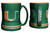 Miami Hurricanes Coffee Mug - 14oz Sculpted Relief