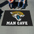 Jacksonville Jaguars Man Cave UltiMat Jaguar Head Primary Logo Black