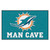 Miami Dolphins Man Cave UltiMat Dolphin Primary Logo Aqua