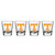 Tennessee Volunteers Shot Glass - 2 Pack Clear