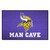 Minnesota Vikings Man Cave Starter Viking Head Primary Logo Purple