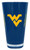 West Virginia Mountaineers 20 oz Insulated Plastic Pint Glass