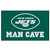 New York Jets Man Cave UltiMat Oval Jets Primary Logo Green