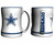 Dallas Cowboys Coffee Mug - 14oz Sculpted Relief - White